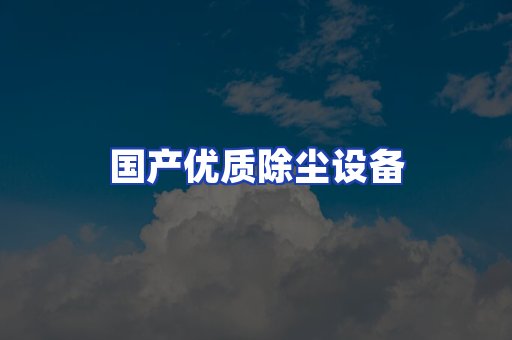 国产优质除尘设备